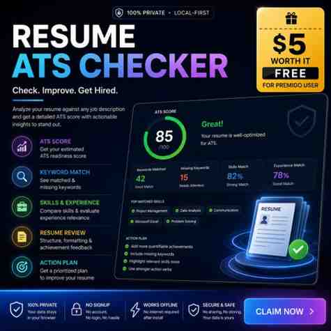 Resume ATS Checker Premium