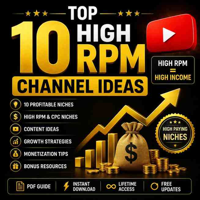Top 10 High RPM YouTube Channel Ideas (2026 Edition)