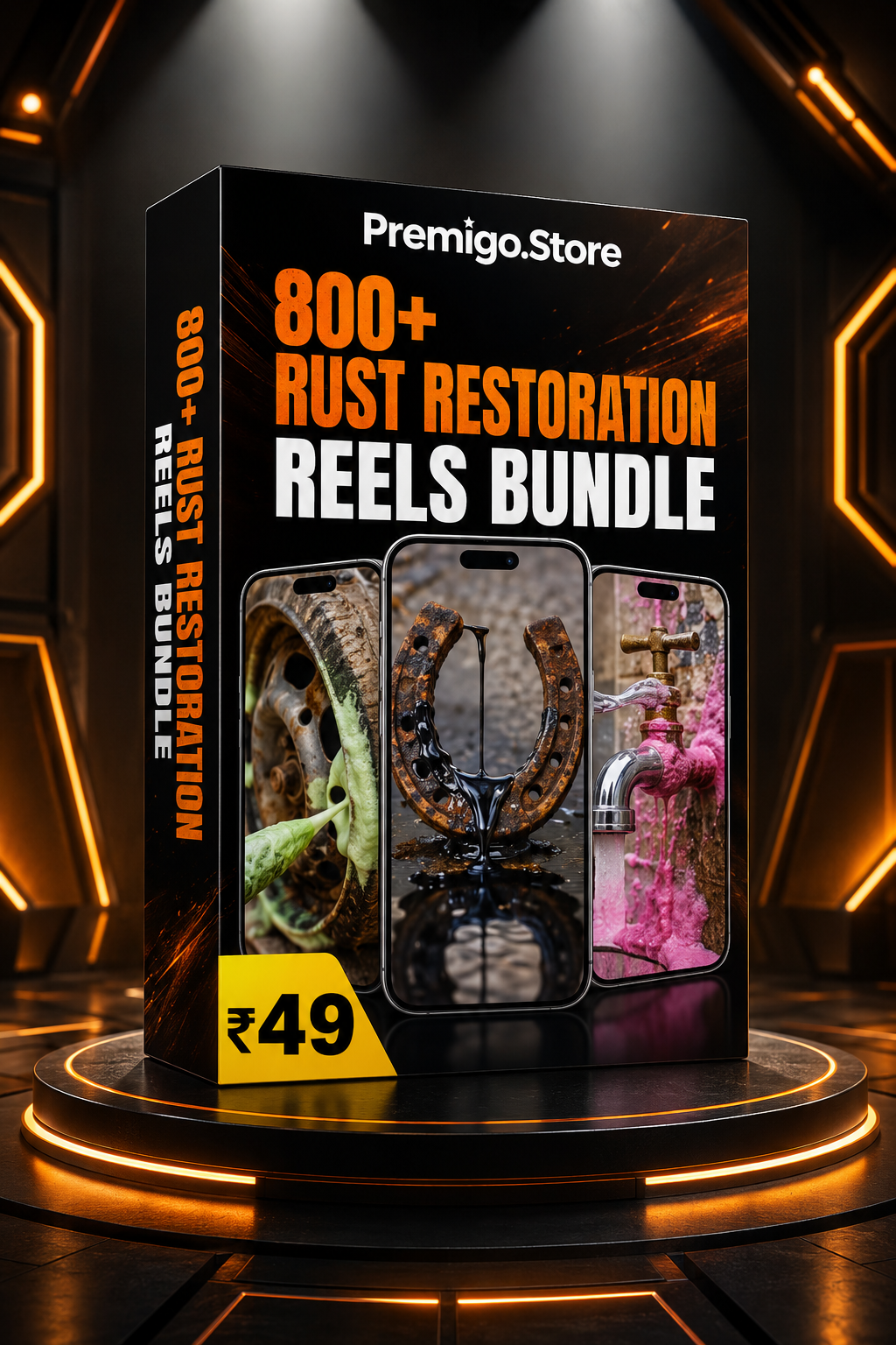 800+ Rust Restoration Reels Bundle – Viral Cleaning Videos for Reels & Shorts