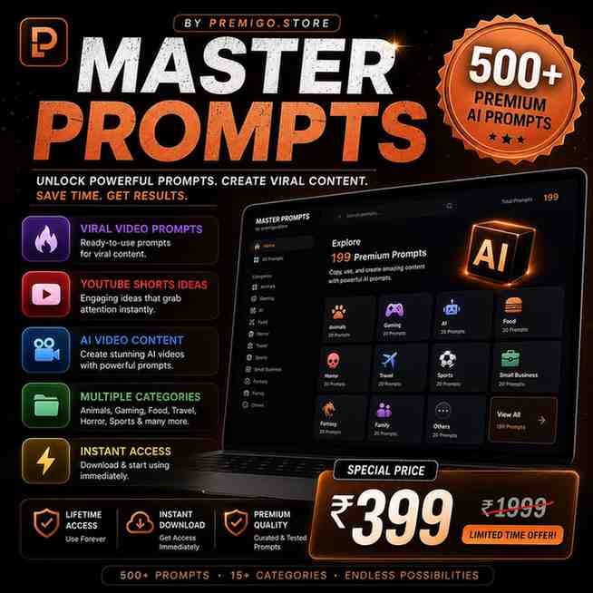 500+ Viral AI Master Prompts Bundle