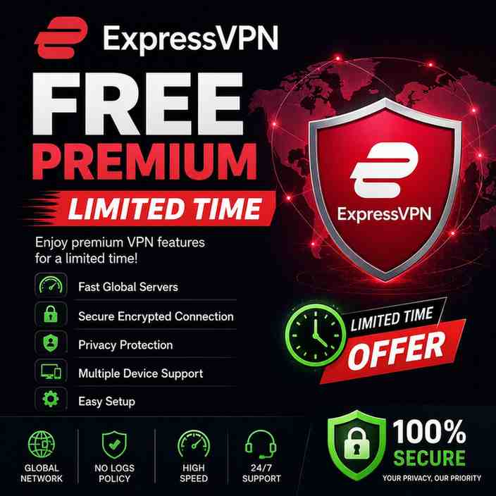 ExpressVPN Free Premium – Limited Time
